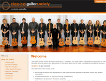 Tablet Screenshot of guitarwa.com.au